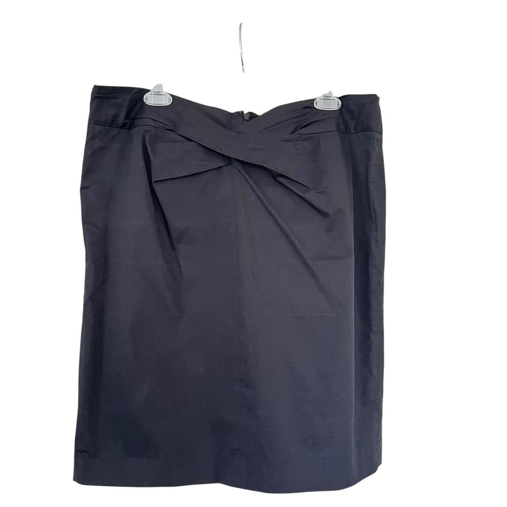 MICHAEL Michael Kors Solid Black Pencil Skirt Size 16